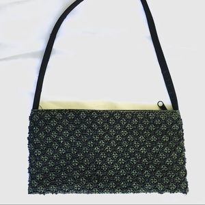 Lovely green & black fancy purse 👜🛍🌺